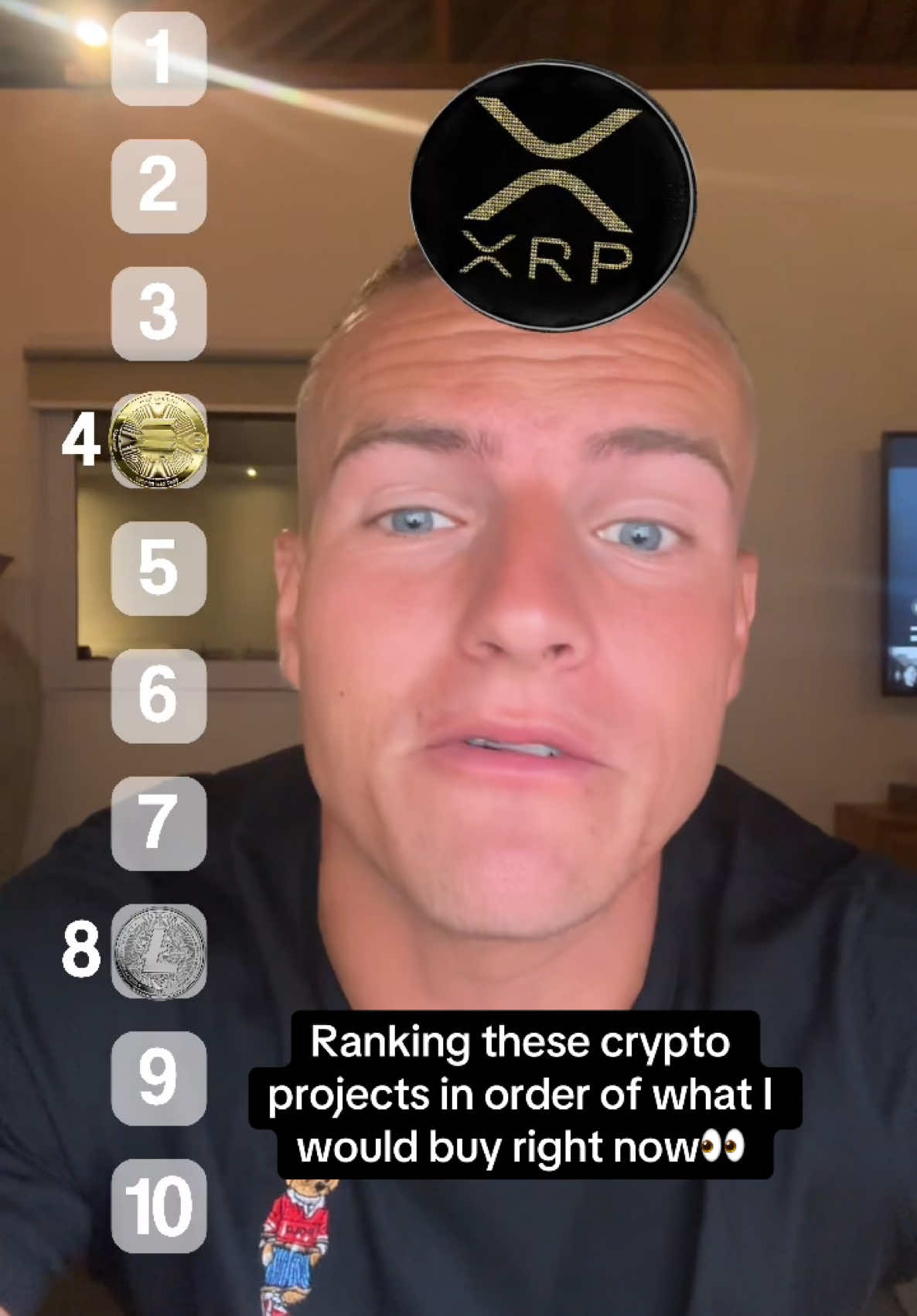 How would you rank these crypto projects in order of 1-10 on what you would buy right now?  (Disclaimer: This video is not financial advise and i am not a financial advisor remember to always do your own research first!)  #blockchain #nft #crypto  #cryptocurrency #eagleai #bitcoin #ethereum #ai #xrp #nickdoescrypto #btchalving #gaming #ai #finance #memecoins #memes 