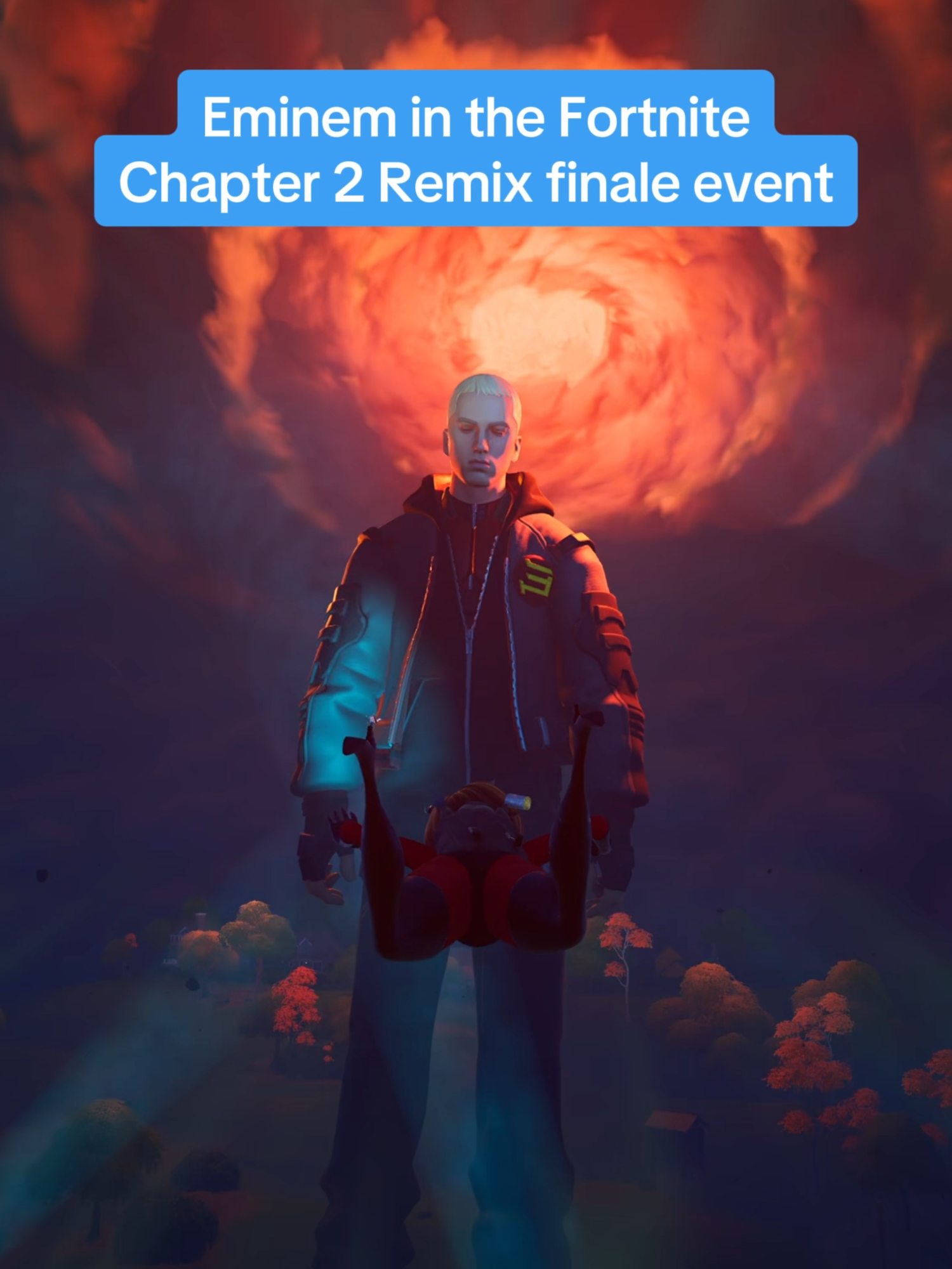 Eminem went hard during the Fortnite Chapter 2 Remix finale event! #fortnite #eminem #epicgames #chapter2remix #gaming