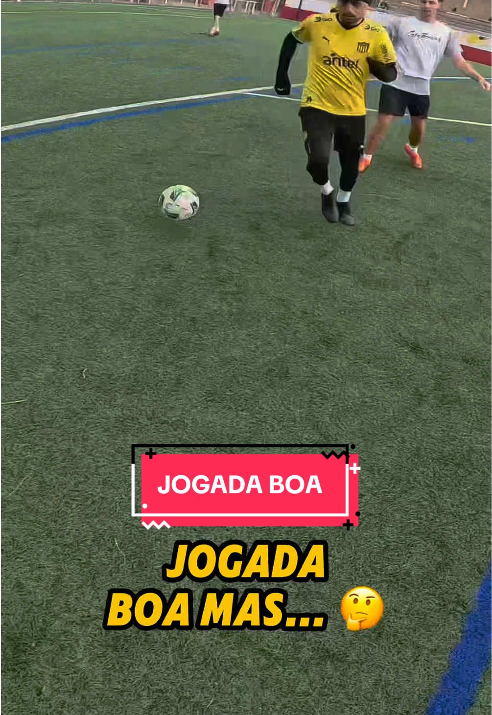 JOGADA BOA MAS… 🤨 #futebol #tiktokesportes #pov #jogoreal #x1 