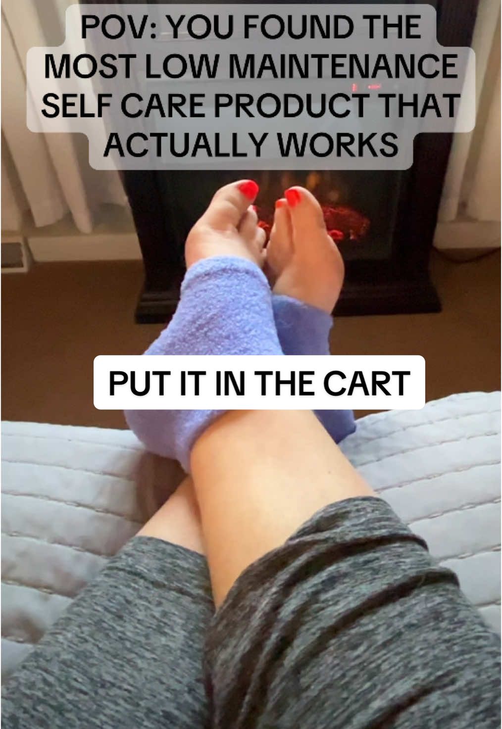 A self care item that actually does what it says it will! #drfredericksoriginal #fuzzyheelsocks #moisturizingheelsocks @Dr. Frederick’s Original 