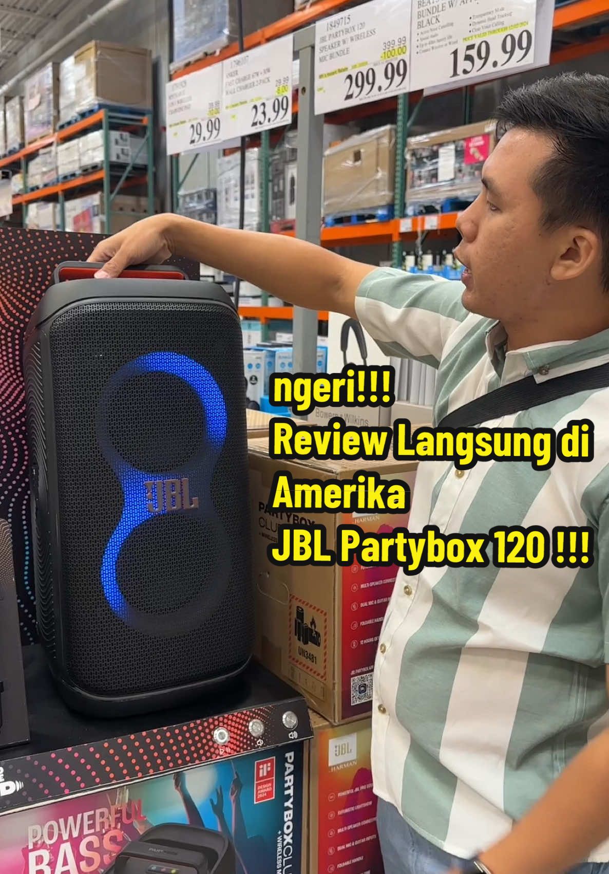 JBL Partybox Terbaru PB 120 !!! Review Langsung di Tempat Asal nya !! #jbl #jbl120 #jblpartybox #jblpartybox110 