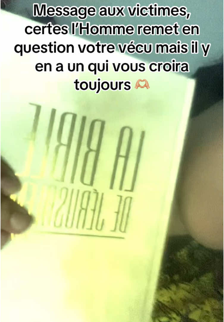 Le Seigneur est la pour vous sauver de vos plaies 🫶🏼 