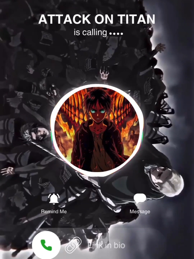 Attack On Titan Ringtone for iPhone #aot #AttackOnTitan #ringtone #anime #animeedit 