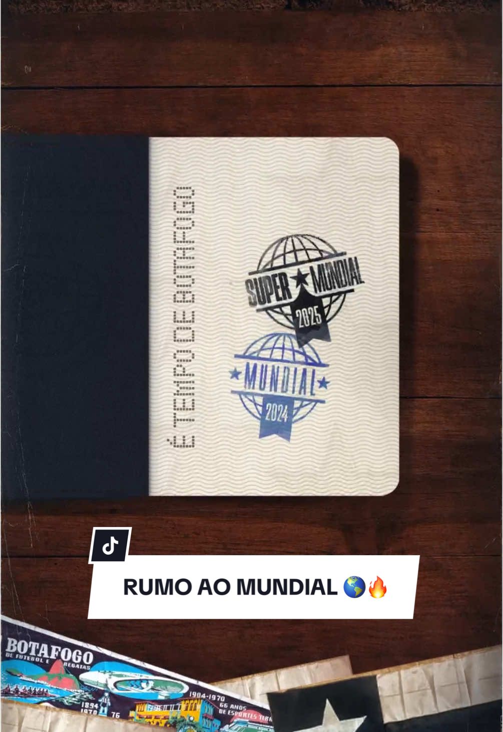 Chegou a hora de encantar o mundo novamente! VAMOS, BOTAFOGO! 🔥🌎 #TempoDeBotafogo  #botafogo #futebol #mundialdeclubes #mundial #fifa #libertadores #tiktokesportes 