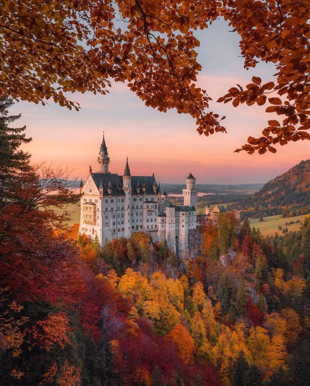 Neuschwanstein Castle, Germany #fyp #fyp #viral #neuschwansteincastle #germany #castle #travelgermany #mountain 