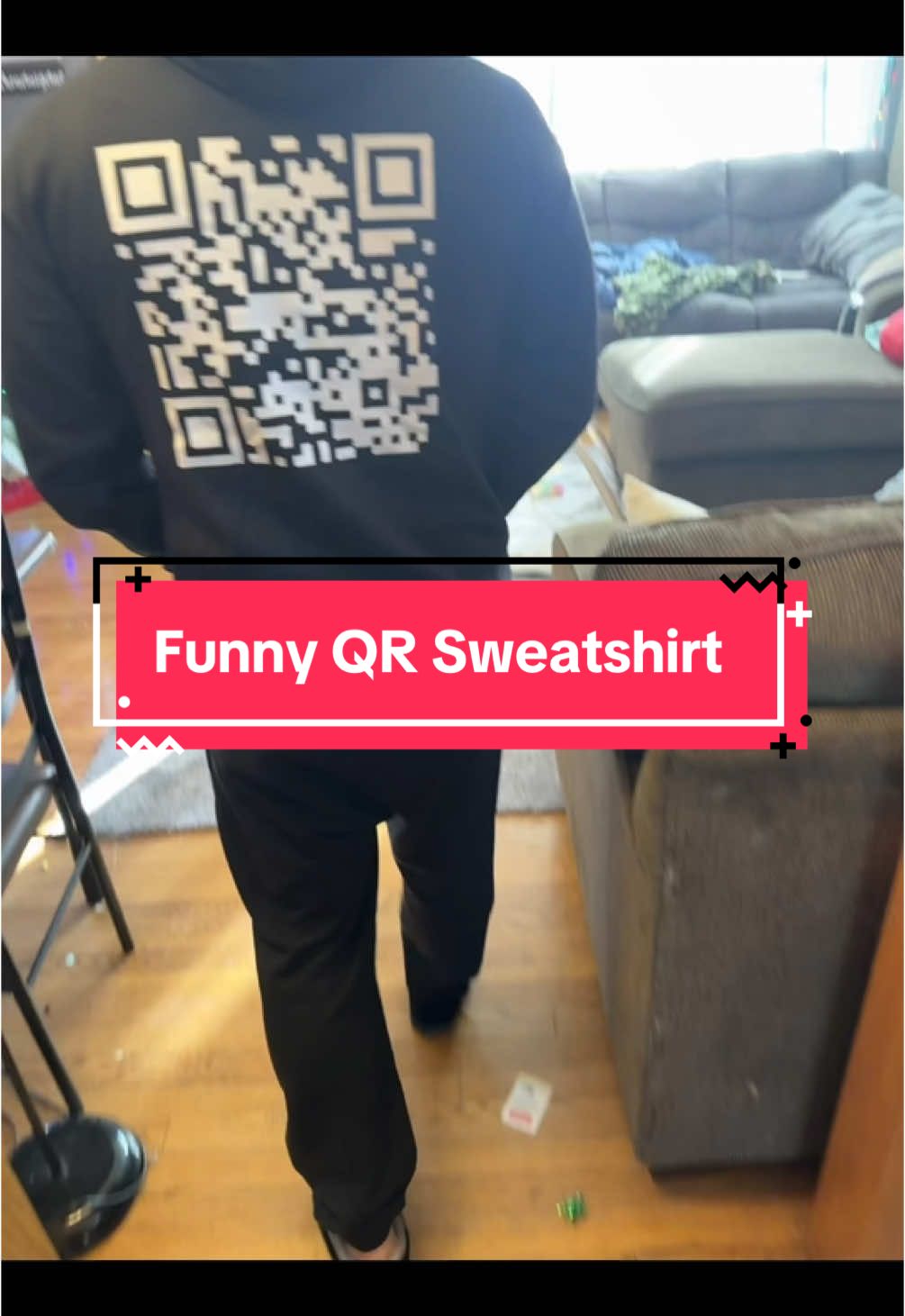 This sweatshirt is perfect for that special, sarcastic someone in your life.. get it while it’s on sale! @FOX002 @The Crafty Bitch Company #blackfriday #smallbusinesssaturday #wishlist #qrcode #qrcodehoodie #hoodie #comfy 