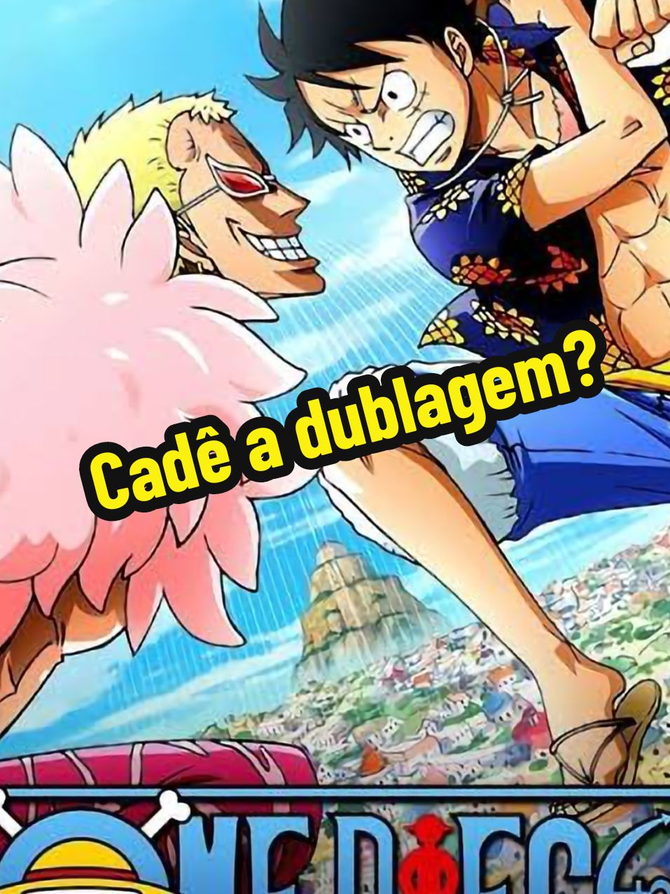 O arco de dressrosa não chega mais esse ano #onepiece #dressrosa #dublagem #anime #Netflix 