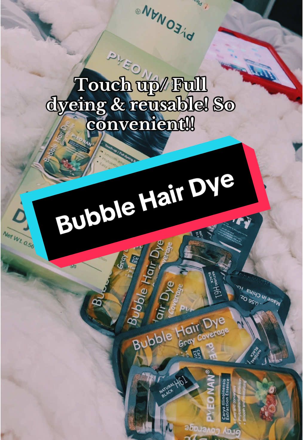 Must have! Yall grab you some for your roots!✨ #bubblehairdye #hairdye #boxdye #musthave 