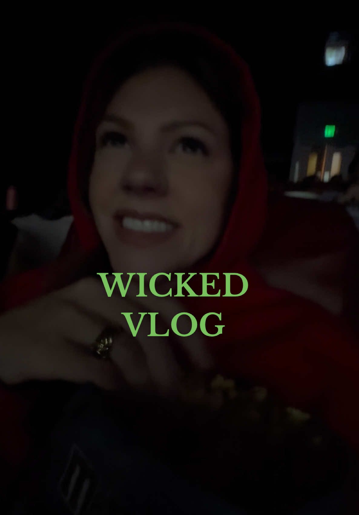 Stop im so happy can everyone please go watch wicked ALSO I LOVED MEETING U GUYS🥹❤️ #Vlog #movies #wicked #comewithme 