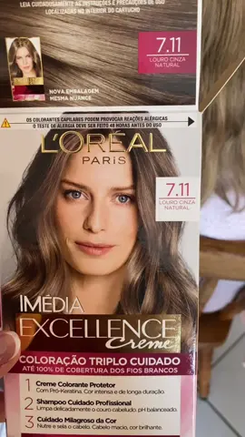 Dia de pintar o cabelo da sogra❤️ Gostaram??? #lorealparis #loiroacinzentado #mediaexcellence #pintandocabelo #beautyhair #beauty 