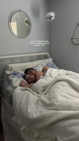 Everyday I wake up feels like I am living in a dream ☁️🩵 #morningroutine #boyfriend #girlfriend #couplesoftiktok #couplegoals #healthyrelationship #obsessed #morninginmylife #spendthemorningwithme #morningvlog 