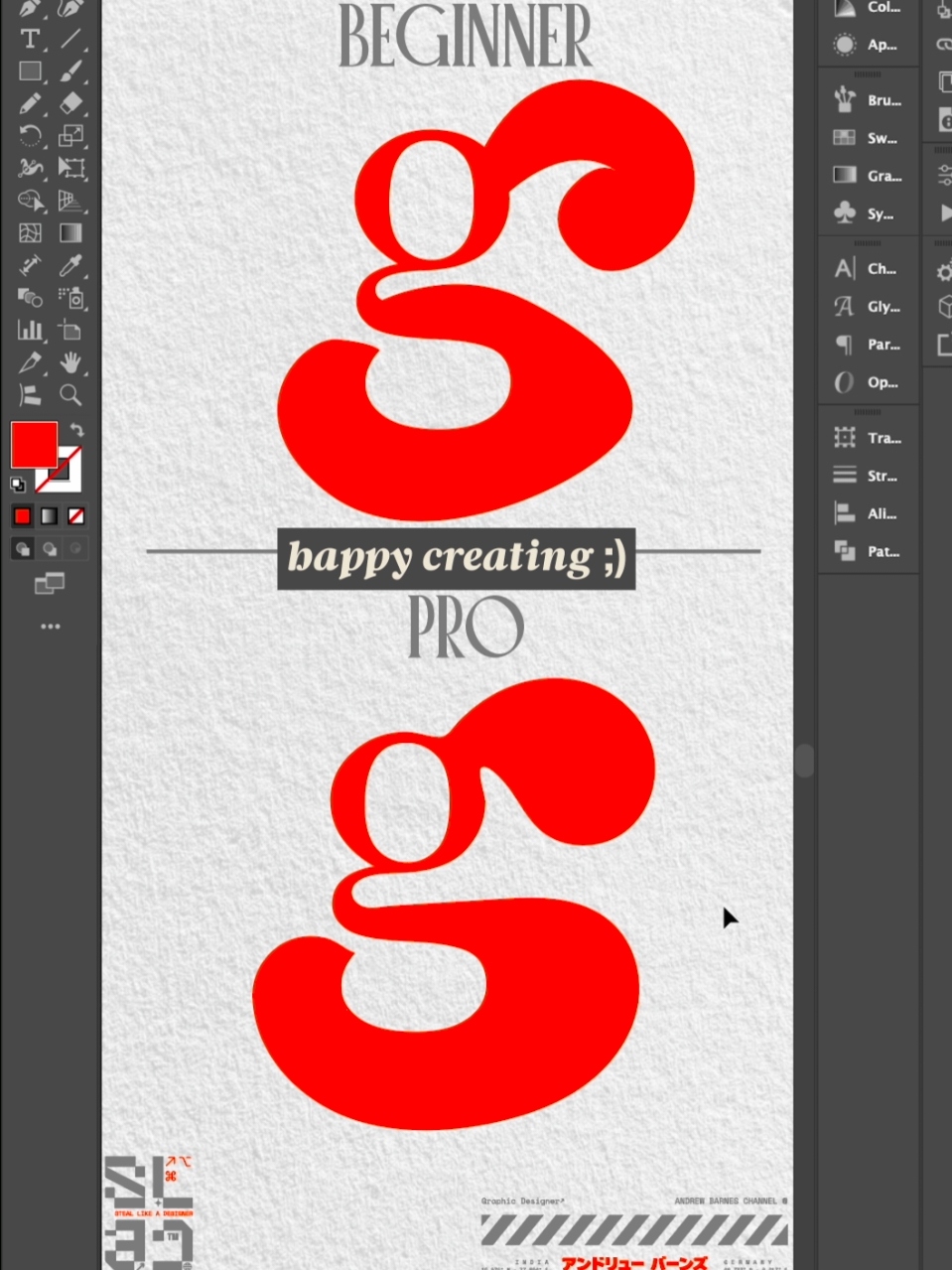 This is the quickest way to add serifs or stylize your text in Illustrator like a pro, the pencil tool is amazing if you use these settings, you can also hot the alt key to toggle the smooth tool Do you have a better way to do this? Let me know in the 💬 Leave a 🧡 If you found this useful Share this with a designer 🚀 Don't forget to hit the follow button 🔆 For more #illustratortutorialforbeginners #illustratortutorials #steallikeadesigner #SLAD #graphicdesigntips #graphicdesign #andrewbarneschannel 