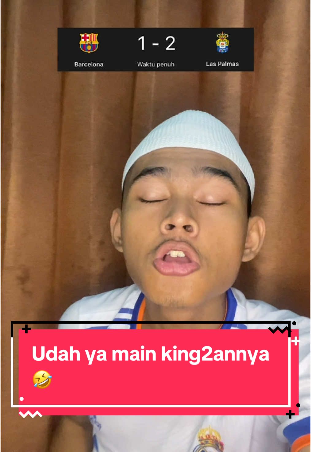 Udah ya main king-king annya😂 #barcelona #realmadrid #laliga #footballtiktok #fyp #fouryou #viral 