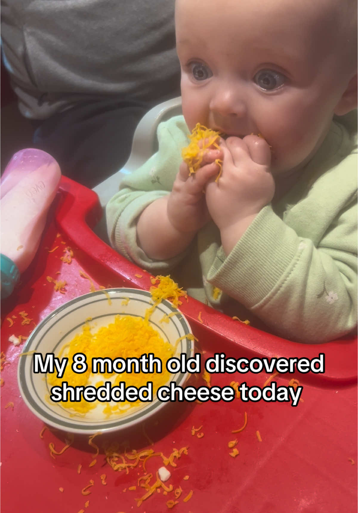 she loved it😭 #baby #babyfood #babyeats #fyp #foryoupage #foryoupage 