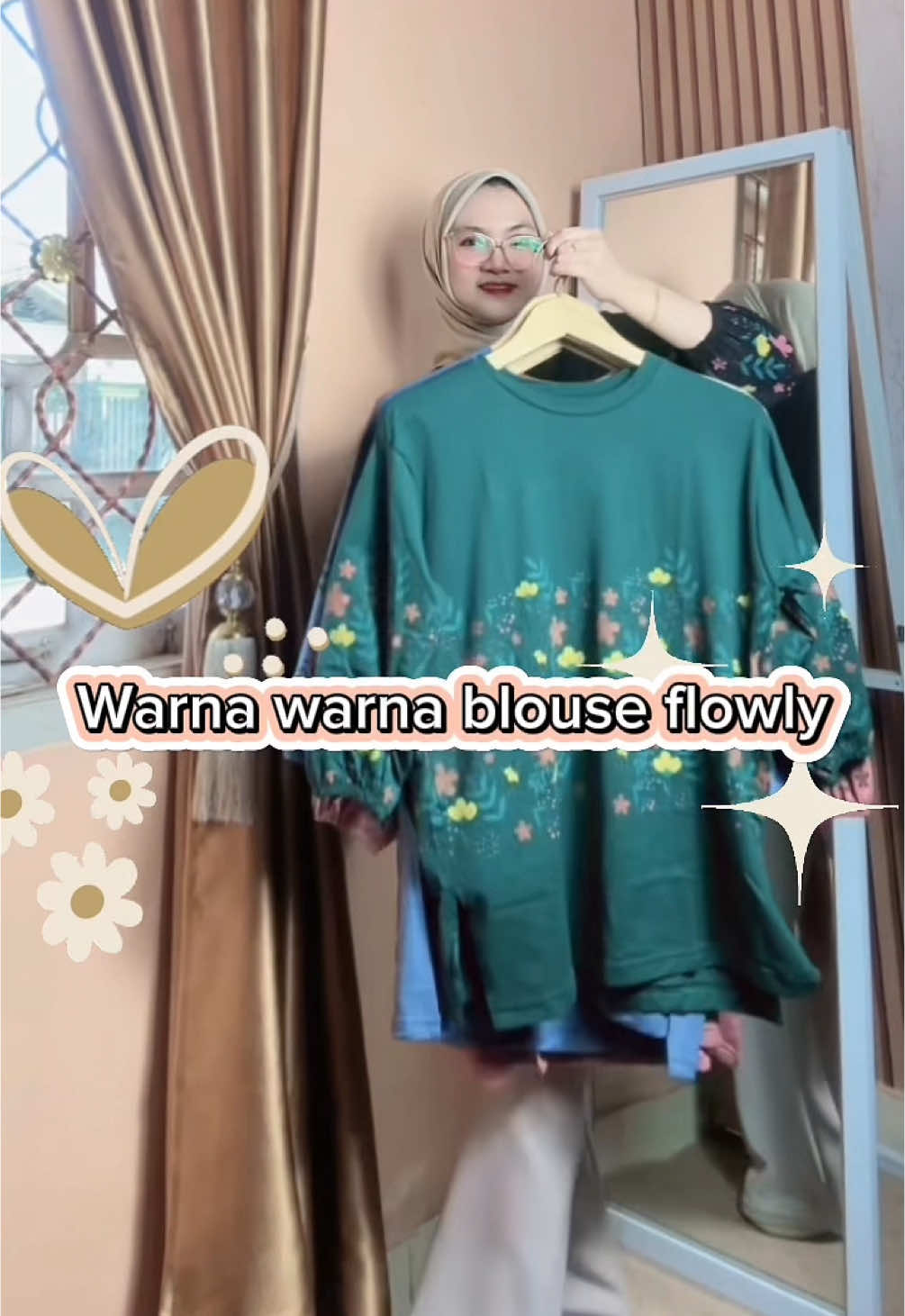 Warna warna blouse flowly netral untuk semua jenis kulit😘 #blouseflowly  #blousewanita 