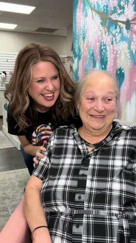 Another SURPRISE visit to Georgia Hair Solutions ❤️❤️. What a beautiful family that loves their Mama!! #fyp #georgiahairsolutions #loveisinthehair #family #youareworthit #digthewig 