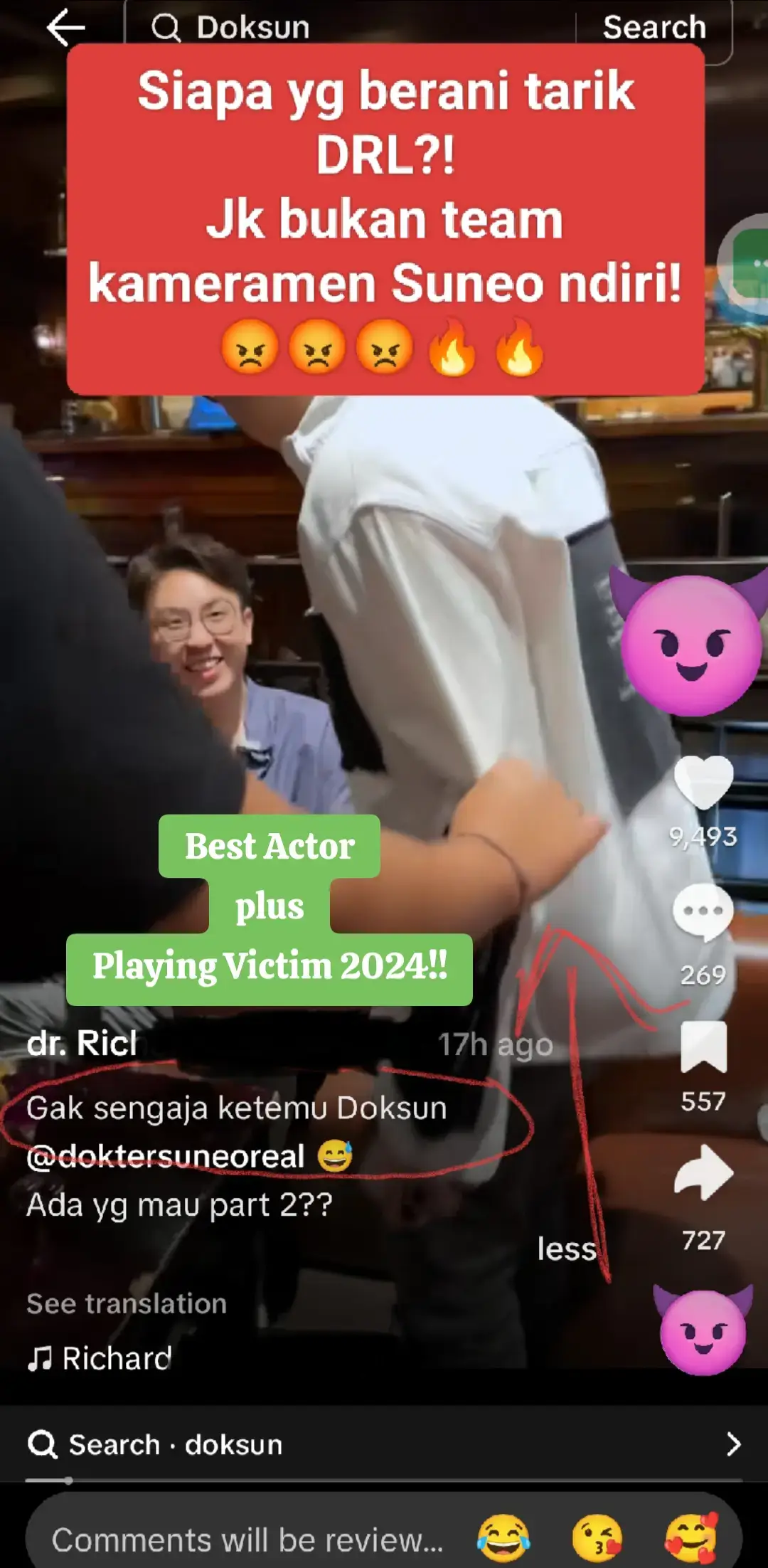 @donnyrapu tolong dijawab yah DM DokTif, Masyarakat menunggu loh, kan dulu km sering kritik DRL kok skrng kejahatan di dpn mata malah kicep? Ikut jd team penyergapan DokSun kah??#dokterdetektif #tomato #salmon #viral #fyp #doraemon #skincare #doktif #manipulatif #npd 