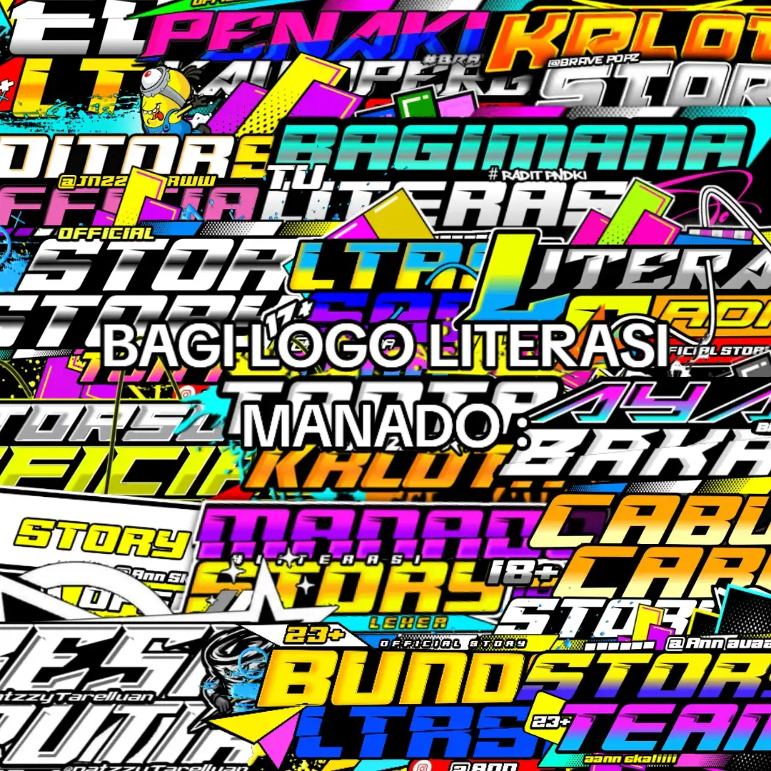 yang suka suka aja yaaa #logoliterasi#logogacor#fyppp#motss?#loggogcorrr#logoliterasimanado 