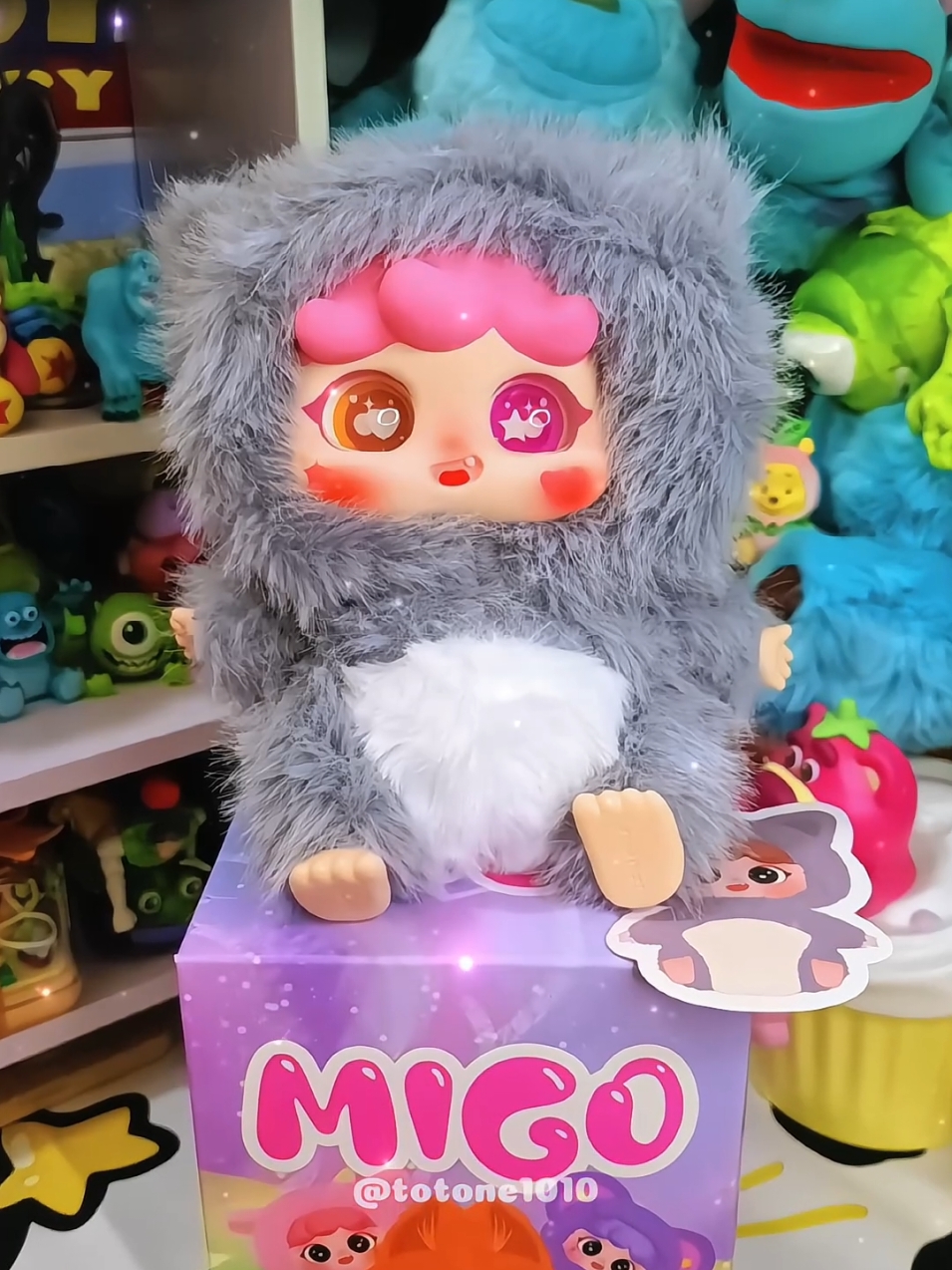 😍 Có ai thích mắt này trong Migo nhất giống tui hemmm~~ #dailyvlog #blindbox #unboxing 