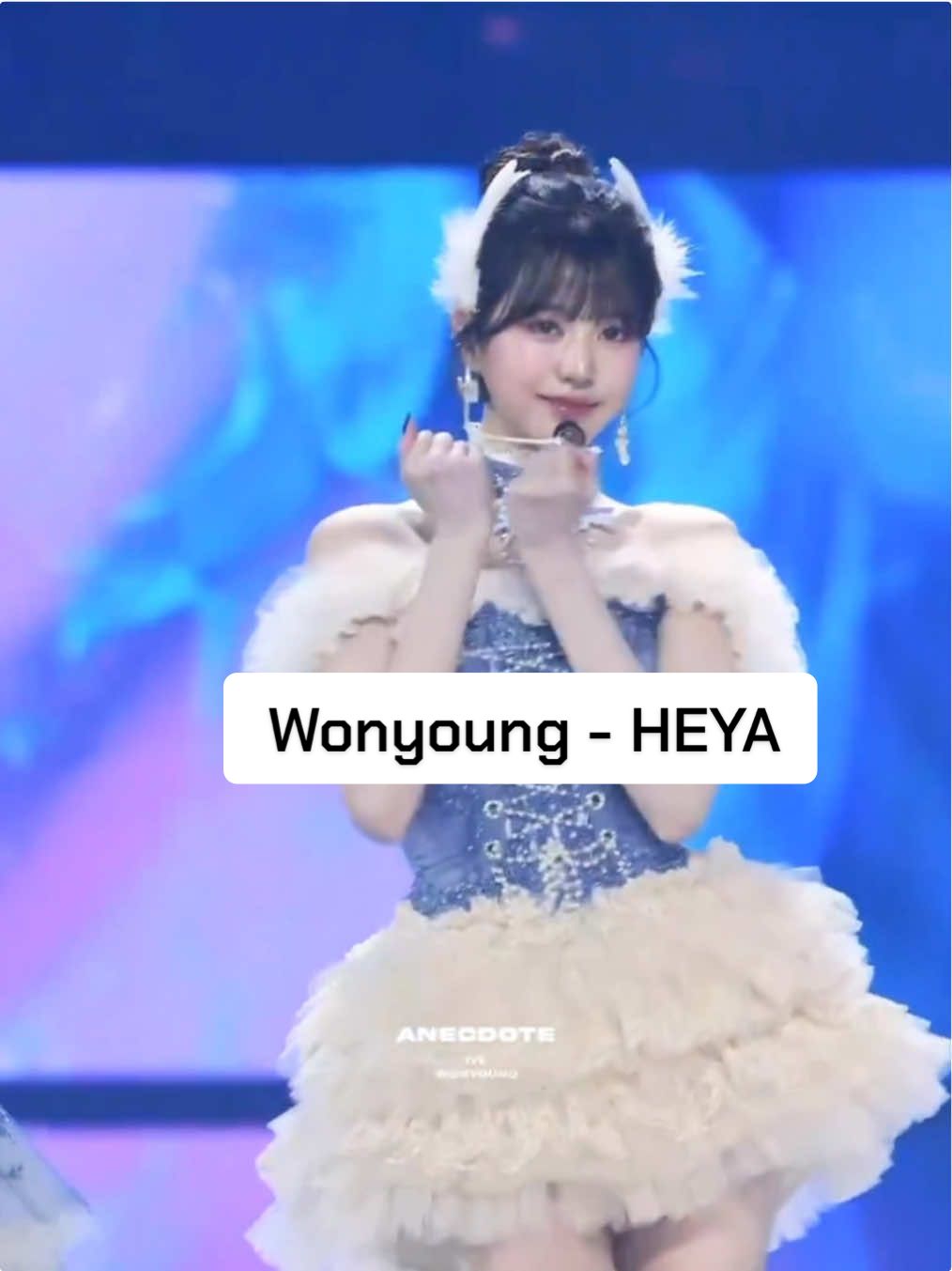 Wonyoung - HEYA (fancam) 🩵#วอนยอง #Wonyoung #JangWonyoung #IVE #아이브 #장원영 #MMA2024 #IVEatMMA2024 #wonyoungfancam 