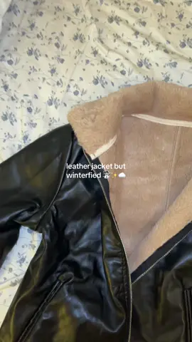 honestly so cute 🥲 #leatherjacket #furlinedjacket #affordablefashion #winterfashion #tiktokshopblackfriday #tiktokshopcybermonday 