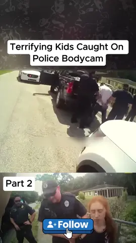 Terrifying Kids Caught On Police Bodycam Part 2  #cops  #police  #bodycam  #911  #suspects  #crimial  #foryo  #fyp
