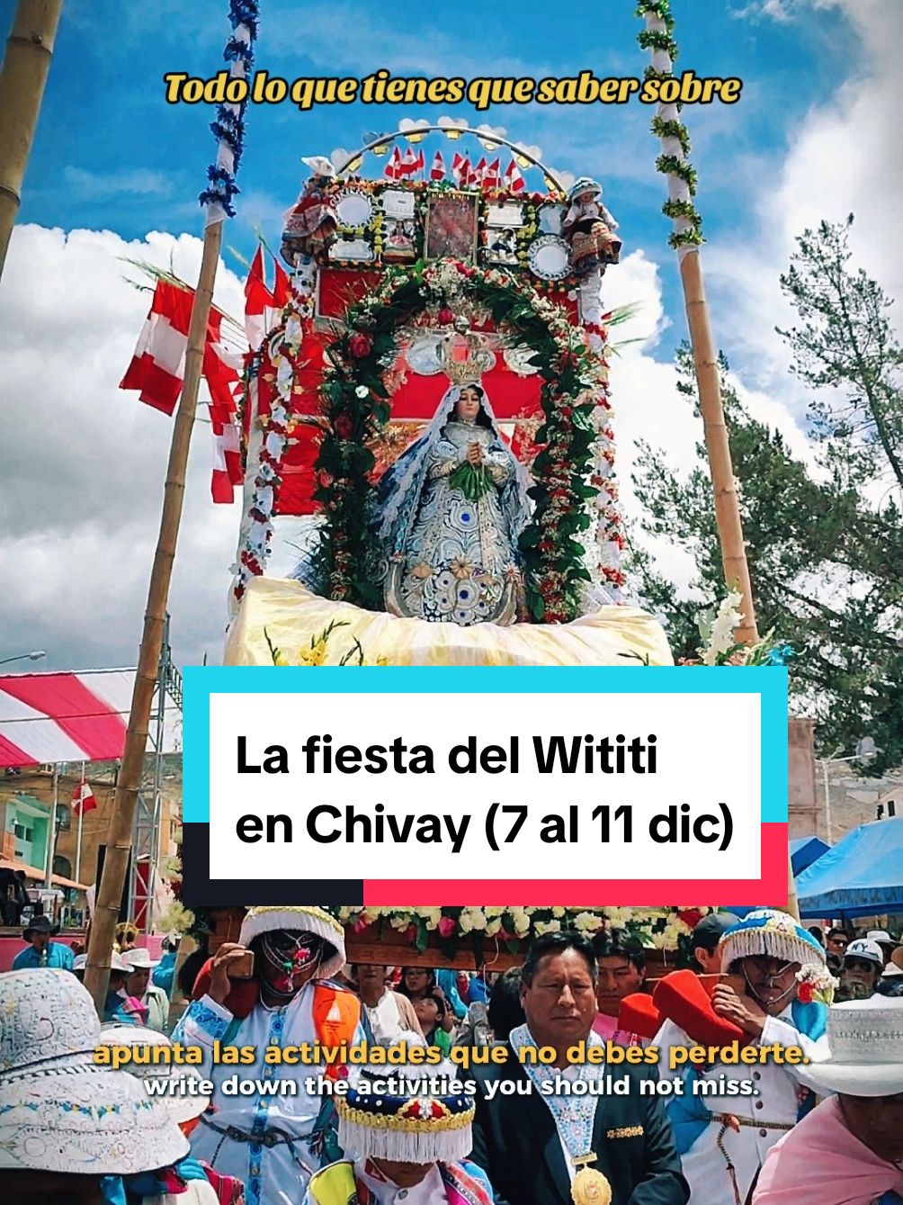 Todo lo que debes saber de LA FIESTA DEL #WITITI del 7 al 11 de diciembre en #Chivay    Somos #Hotel #losportalesdechivay  Síguenos para mas datos del #colca  #cañondelcolca #hotelcañondelcolca #restaurantebuffet #cañondelcolca #colcacanyon #arequipacolca #colcaarequipa #wititi_colca_arequipa #wititiada #8dediciembre #hotelarequipa #hotelferiado #feriadodiciembre 