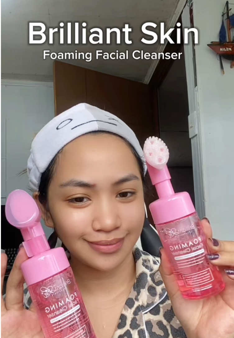 This foaming facial cleanser is finally back in stock! So what are you waiting for? get yours now! 💗 @Brilliant Skin Essentials Inc. #brilliantskinessentials #brilliantfoamingfacialcleanser #foamingfacialcleanser #facialwash #facialcleanser 