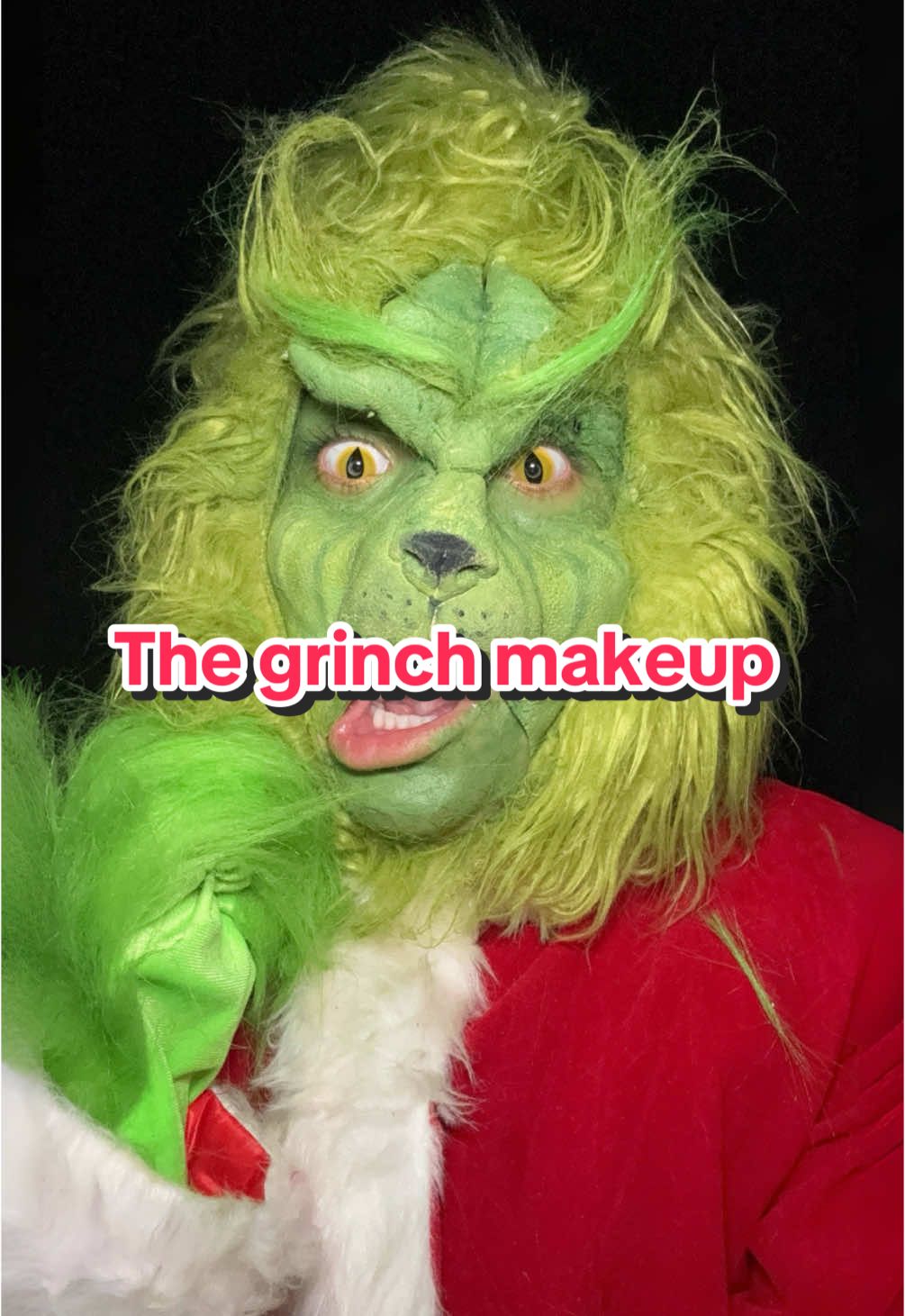 The grinch who stole christmas inspired makeup look! #thegrinch #thegrinchwhostolechristmas #thegrinchmakeup #makeuptutorial 