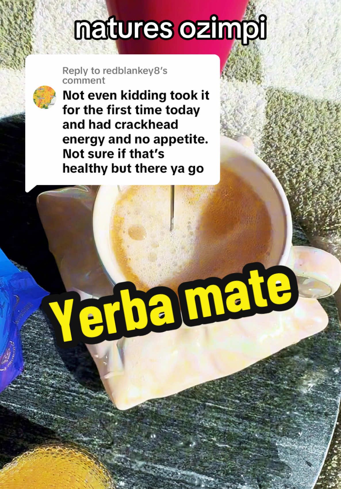 Replying to @redblankey8 🤣😭 this one taste so good toi #yerbamate #glp1 #tiktokshopblackfriday #tiktokshopcybermonday  #tiktokshopholidayhaul #tea instant yerba mate tagged here and in my showcase