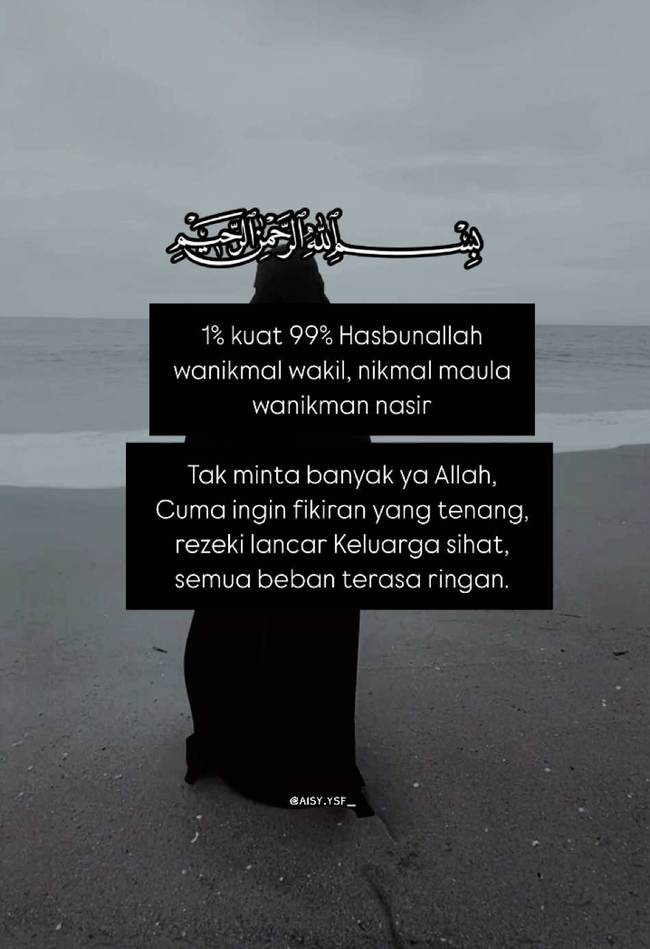 Cukuplah Allah sebagai pelindung kami, dan Dia adalah sebaik-baik pelindung, sebaik-baik penolong dan sebaik-baik pemberi kemenangan. #doa #mudah #urusan #tenang #sihat #syukur #alhamdulillah #fyp 