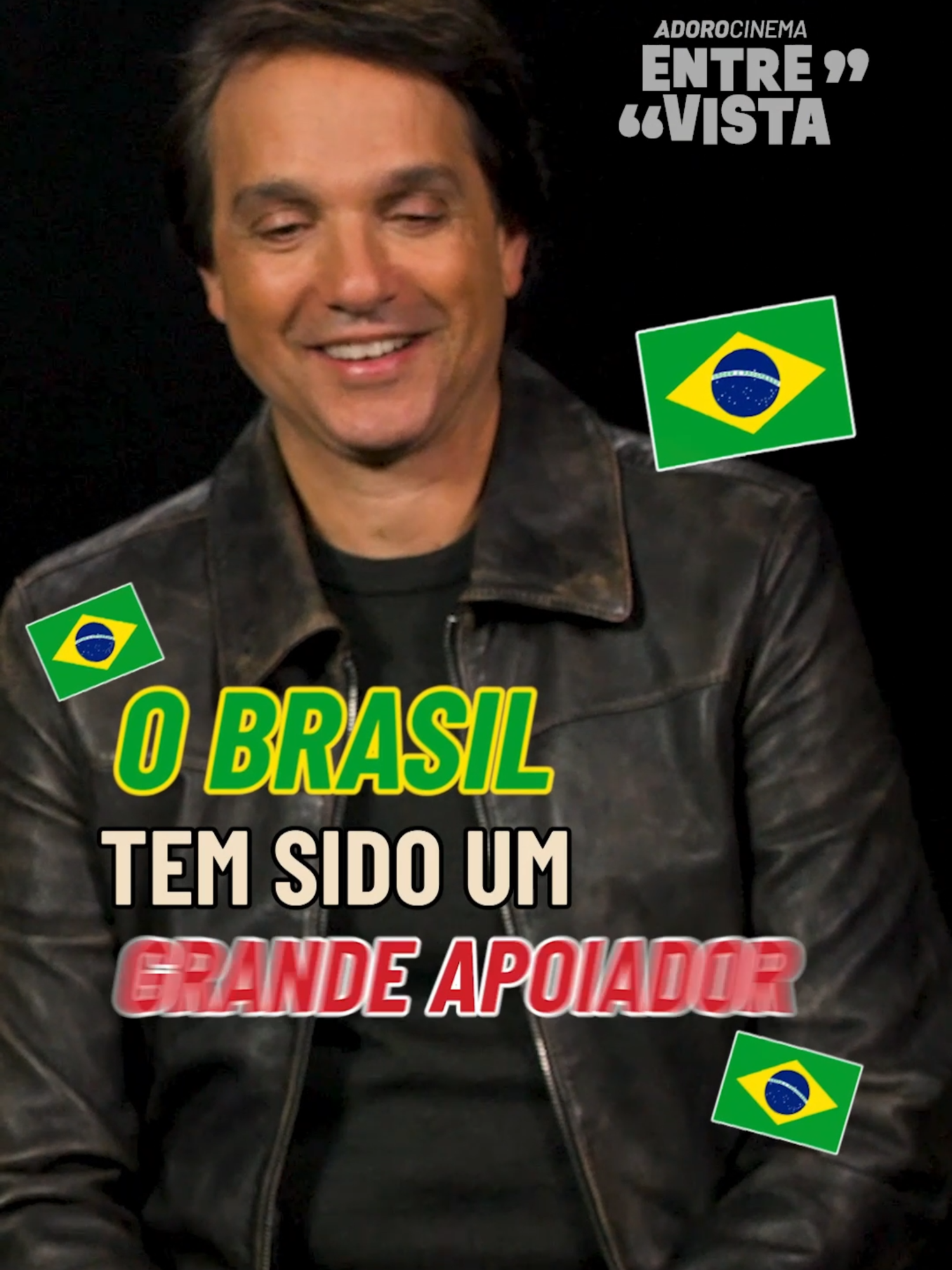 Imagina só um spin-off de #CobraKai no Brasil? 👀 Se quiser assitir a entrevista completa que o #AdoroCinema fez com o pessoal de Cobra Kai, está disponível no nosso Instagram 🎬❤️