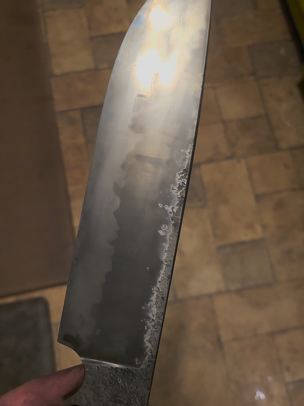 My second #ducksauce knife @Priest Parrish @Jodi Anderson @𝕹𝖔𝖗𝖘𝖊𝕱𝖔𝖗𝖌𝖊𝖉 @firstdegreeforge #bentonblades #handmade #bladesmithing #bruntworkwear #sanmai #5160steel 