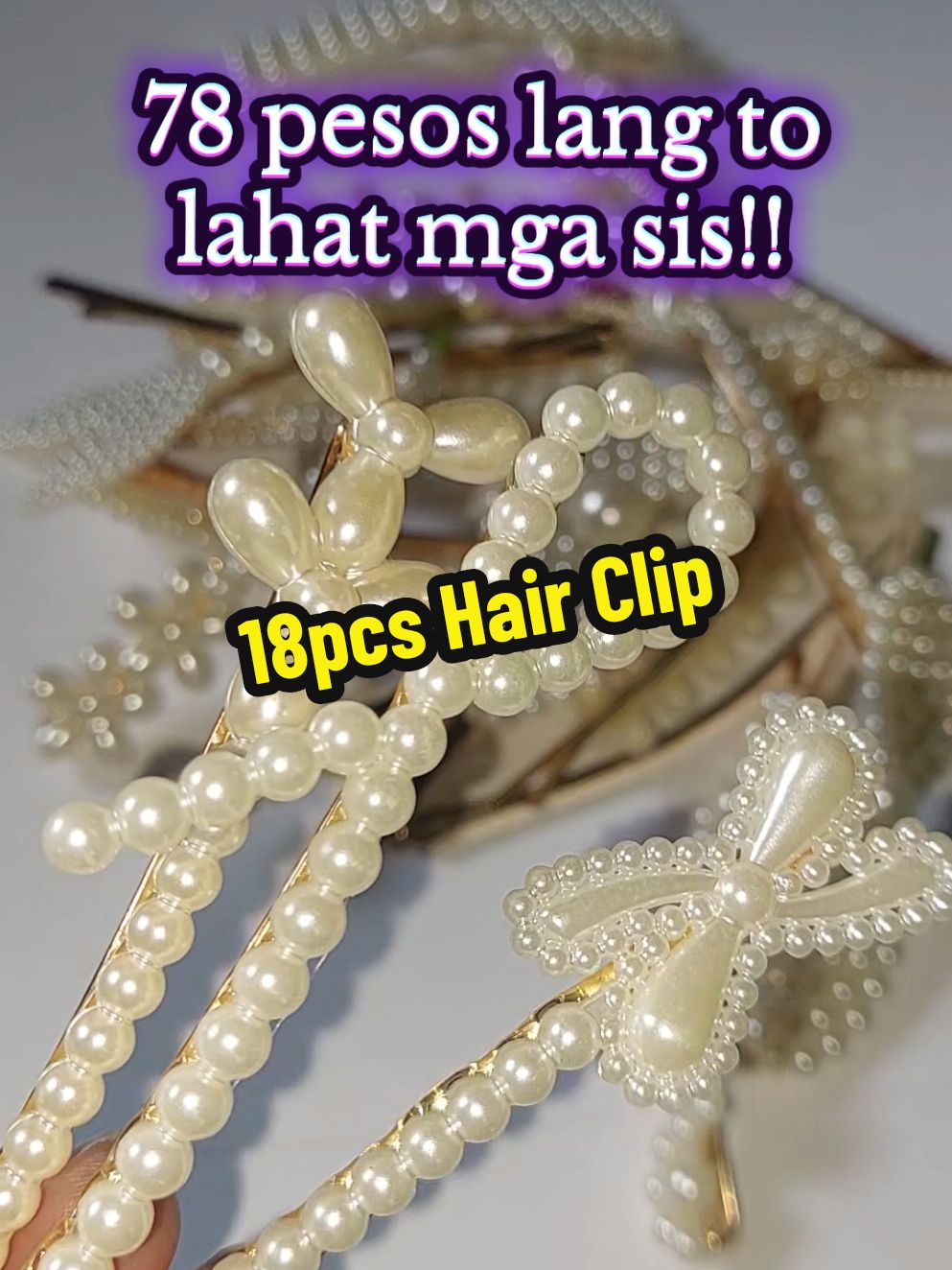 18pcs na Hair Clip, 78 pesos #hairclamp #hairclip #hairaccessories #tiktokfinds #tiktokfindsph #fypp #fyp #fypシ゚viral #foryou #fypage #fyforyou #fyppppppppppppppppppppppp 