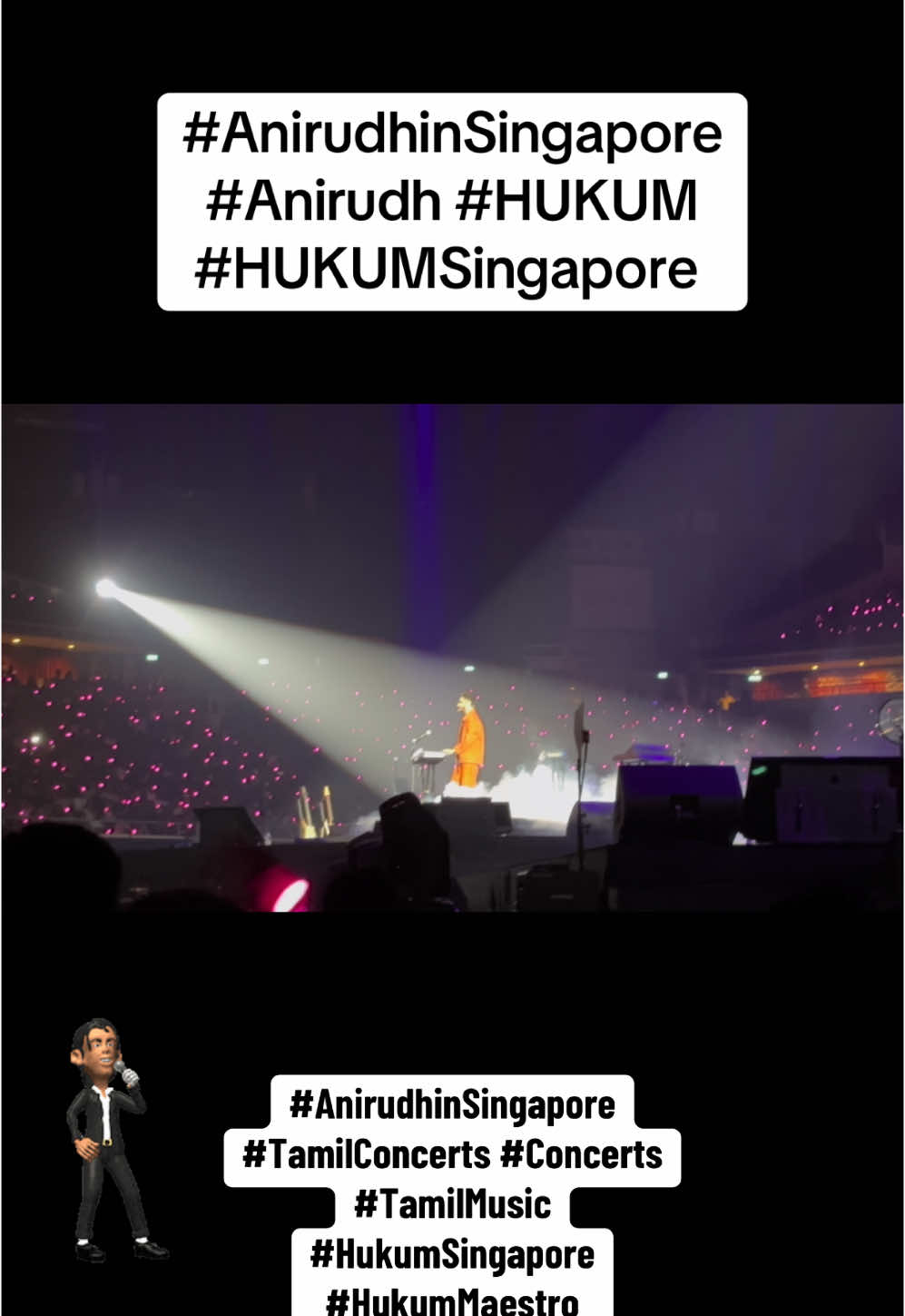 The HUKUM World Tour 2024 SINGAPORE  #AnirudhinSingapore #Anirudh #HUKUM #HUKUMSingapore #AnirudhinSingapore #TamilConcerts #Concerts #TamilMusic  #HukumSingapore #HukumMaestro #AnirudhConcert #HukumTour #Anirudh #singaporeindoorstadium 