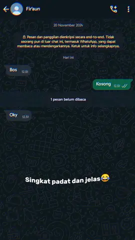 Bagian 1 : Singkat padat dan jelas😂