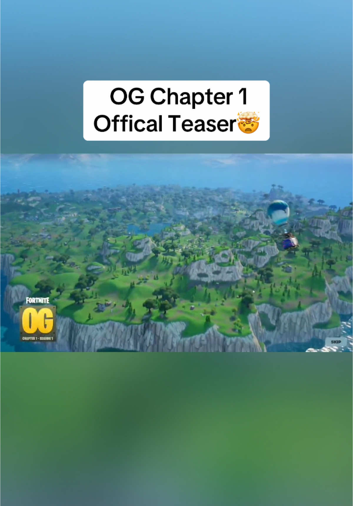 Fortnite Chapter 1 Season 1 official trailer🤯 #fortnite #fortnitebr #fortniteclips 