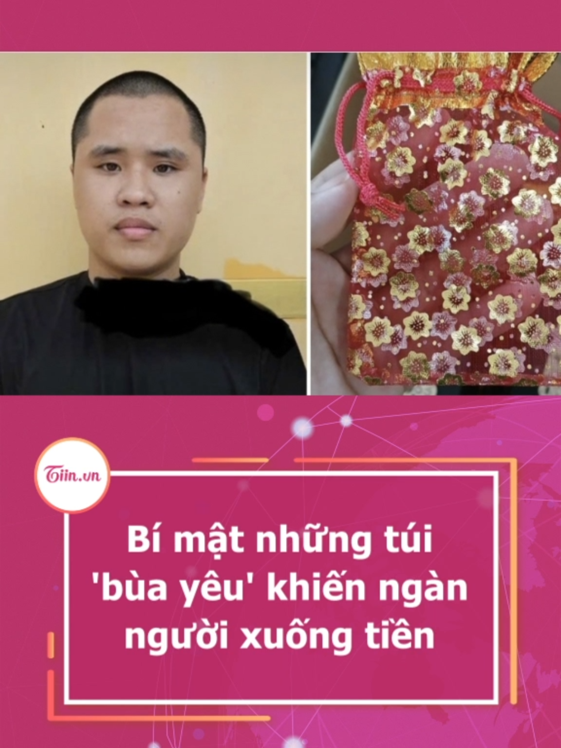 Bí mật những túi 'bùa yêu' khiến ngàn người xuống tiền #tiinnews