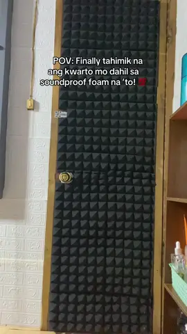 Hindi na maririnig ang mga kapitbahay dahil sa foam na ’to! 👌🏻  #soundproof #soundproofing #soundprooffoam #soundproofroom #soundproofwall #fyp #fyyyyyyyyyyyyyyyy #fyppppppppppppppppppppppp 