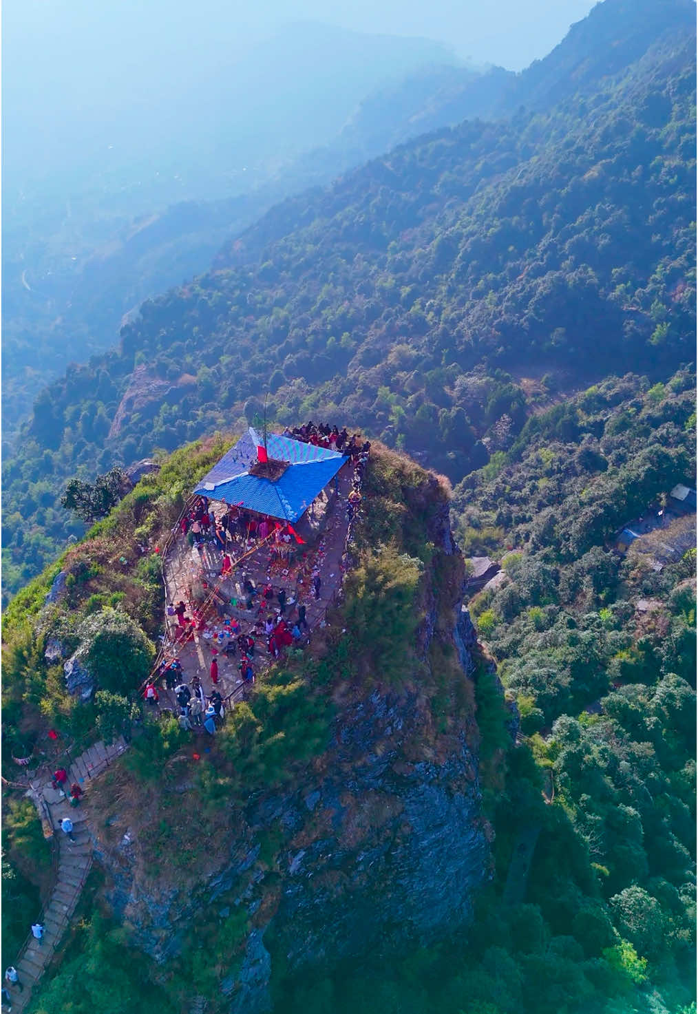 डहरे देउलाली पर्वत-स्याङजा बालाचतुर्दशि मेला २०८१ मँसिर १५केहि drone shot हरू #daharedeurali #parbat #keepsupporting #keepblessing 🙏❤️