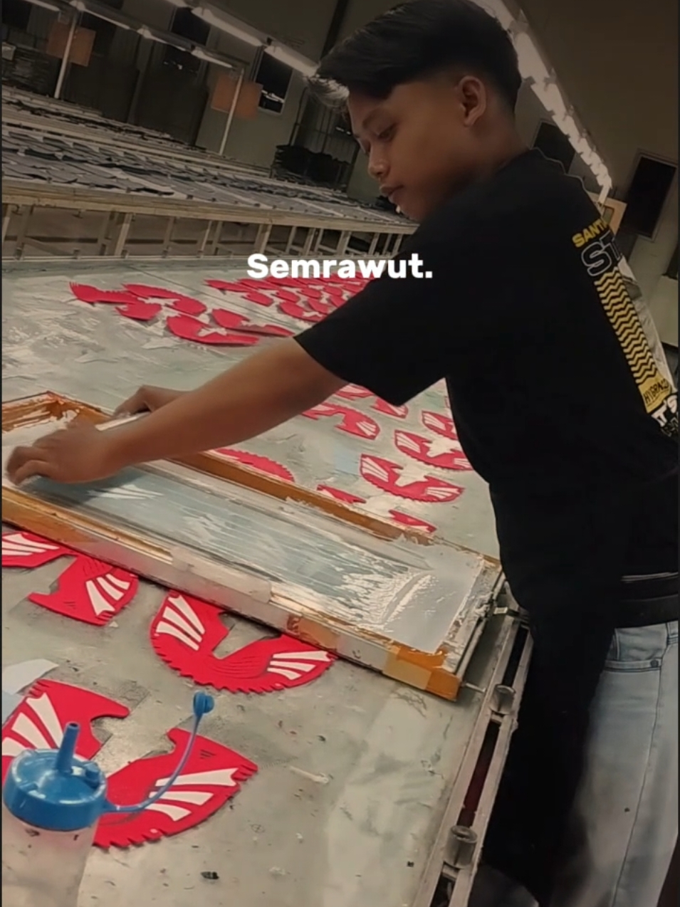 #manualprinting #kulipabrik #adidas #sablon #pabrik #brebes 