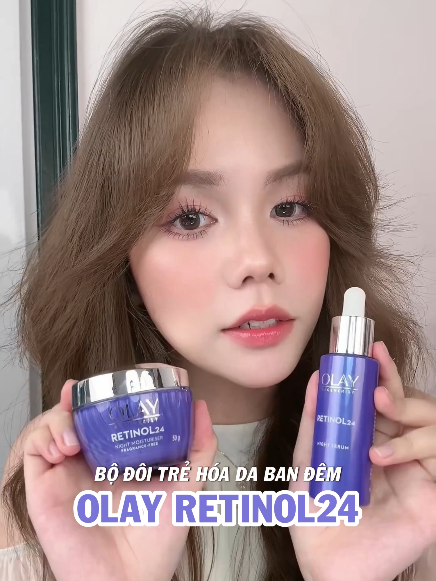 Bạn nào muốn da căng mướt, sáng khỏe thì không thể bỏ qua em OLAY Retinol 24 này nha!  #Reviewlamdep #skincare #OLAY #Retinol