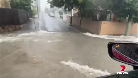 Slow moving storms, dumping heavy rain have caused dangerous flash flooding right across the south east. In Brisbane, southside suburbs were hit hardest, with roads inundated and parks looking more lakes. #7NEWS