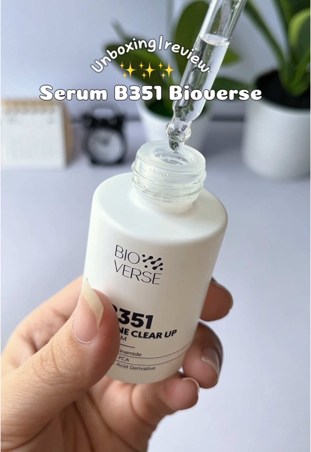 Serum B351 Bioverse cải thiện thâm đỏ và dầu thừa #xuhuong #b351 #bioverse #unboxing 