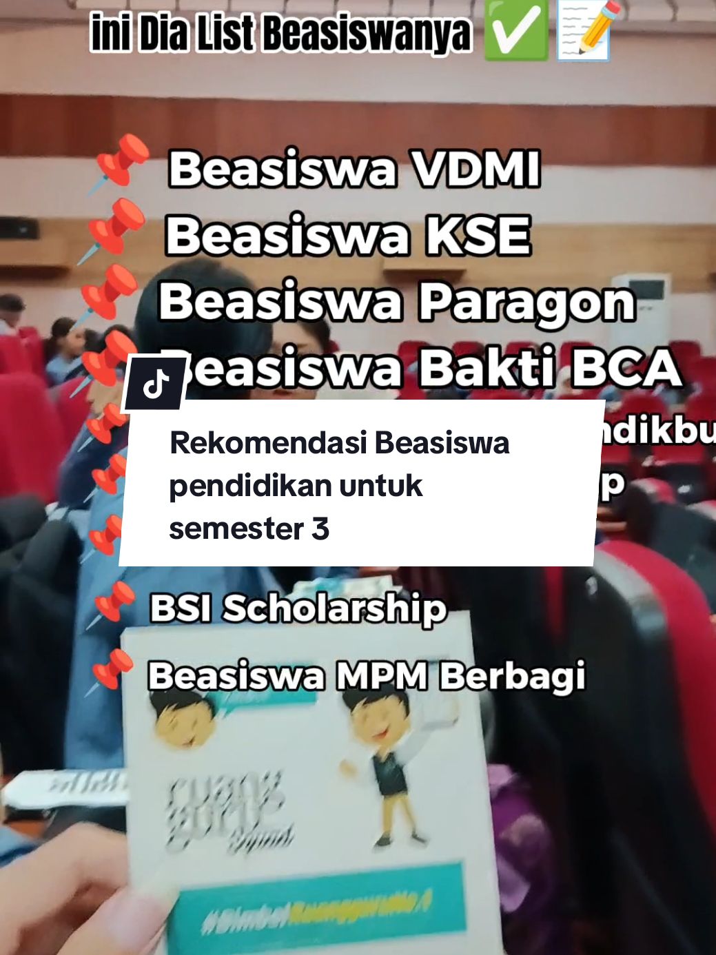 Membalas @vouzazmvoyez REKOMENDASI BEASISWA PENDIDIKAN SEMESTER 3 #foryou #fyp #kuliah #ptn #beasiswa #scholarship #scholar #scholarships 