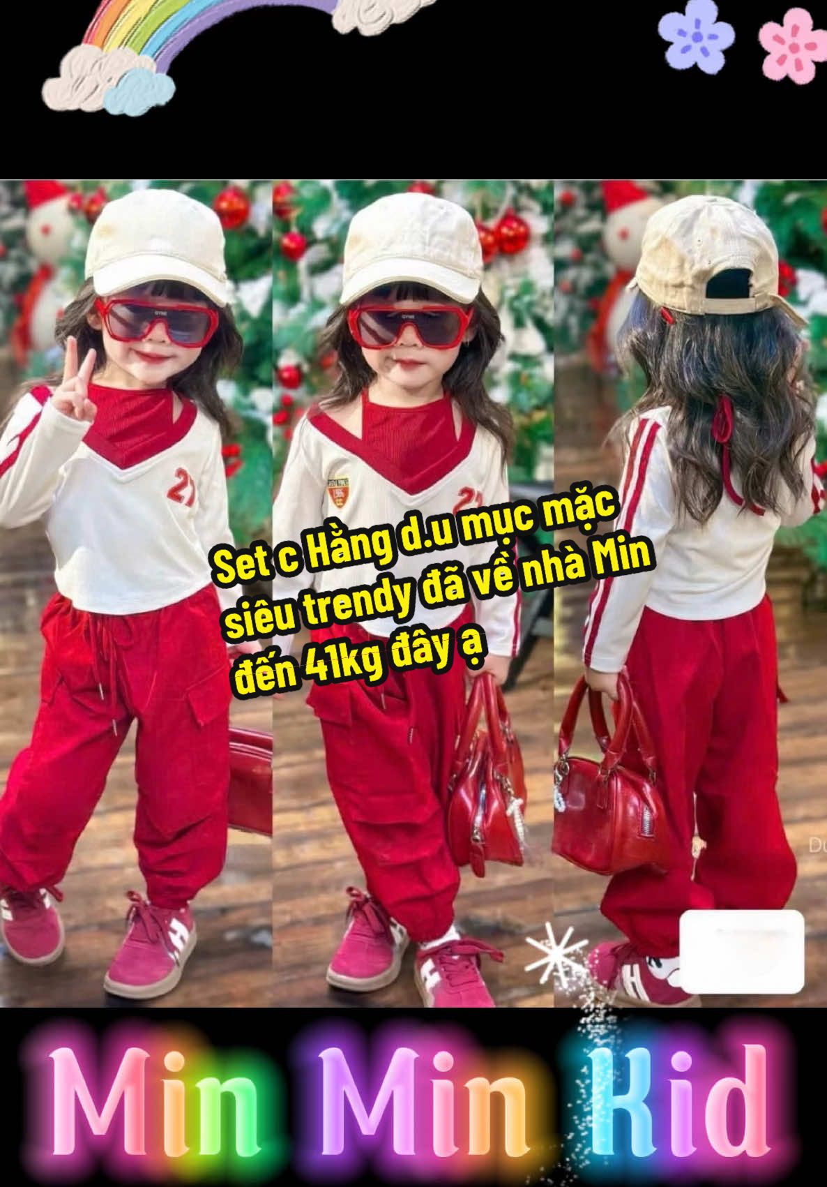 Set quần trenđy c hằng mặc siêu trendy siêu xinh cho bé đến 41kg đay ạ #fyp #trending #hottiktok #setchobegai #thinhhanh #babytree #setxinh #setquanaodep 