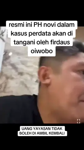 terkait kekisruhan uang donatur pengobatan mata yg dilakukan teh Novi berimbas dilaporkan ke pihak berwenang, teh Novi gandeng dua pengacara untuk 2 kasus, untuk bang firdaus akan menangani kasus perdata terkait uang donasi dan counter pers/media sedangkan untuk kasus pidana terkait pelaporan PH Agus yakni FA akan ditangani oleh setara institut milik Roky Gerung.. s#pratiwinoviyanthi #dennysumargo #novipratiwi #agussedihbanget #wawa #hanahanifa #farhatabas #fyp #viral 