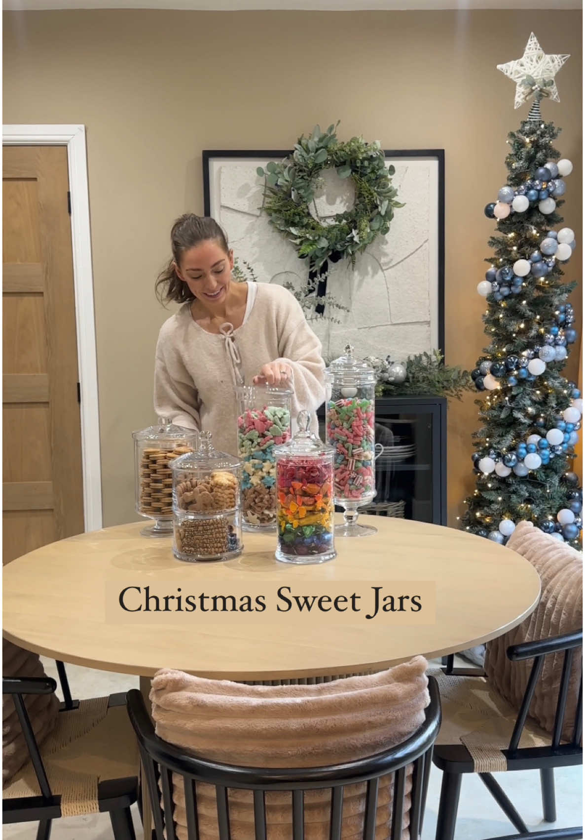 Funny thing is we’ll still be eating through these in March next year! #christmasjars #sweetjars #cookiejar 