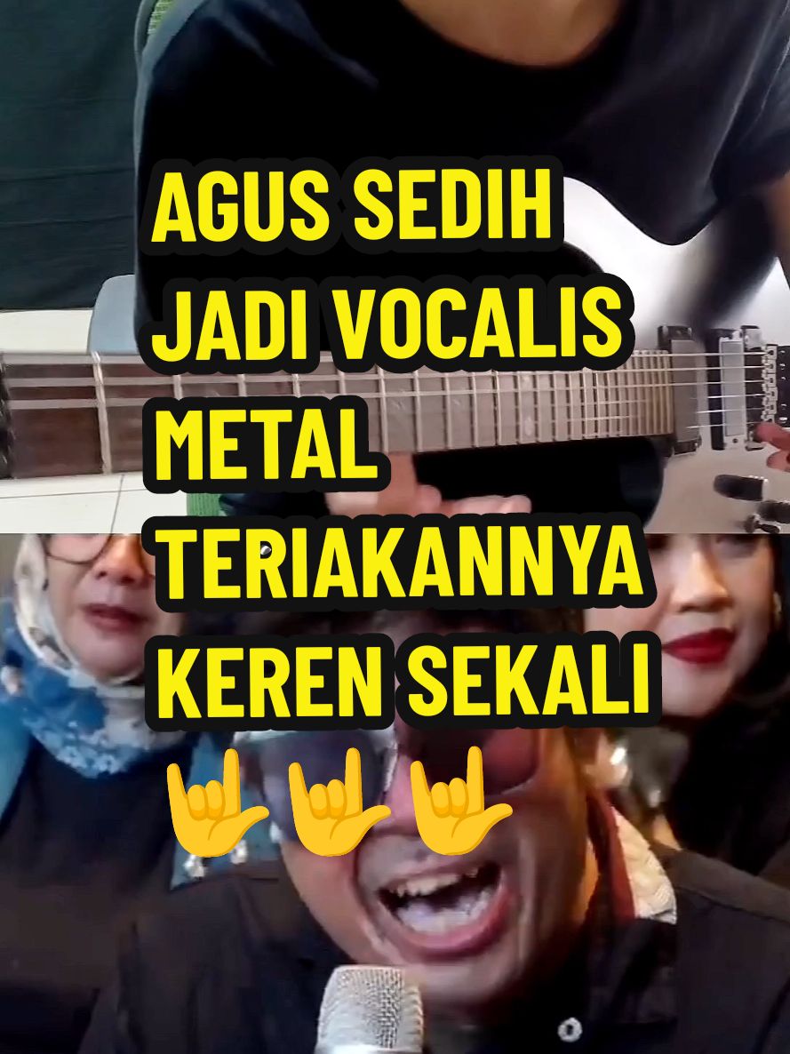 AGUS SEDIH JADI VOCALIS METAL  #agussedih #agussedihbanget #dennysumargo #kasusagusairkeras #kasusagus #fypシ゚viral🖤tiktok #fyppp #fypdong #fyppppppppppppppppppppppp #fypage #fyp #tiktokindo #indonesia #viral #viralvideo #viraltiktok #indomusikgram #covermusic #deathmetal #brutaldeathemetal #metal #hiburan #hiburansemataa 