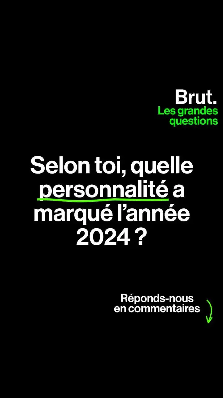 Que ce soit pour son impact dans la société, ses exploits, son engagement ou son talent, dites-nous qui vous a le plus marqué cette année et pourquoi ?